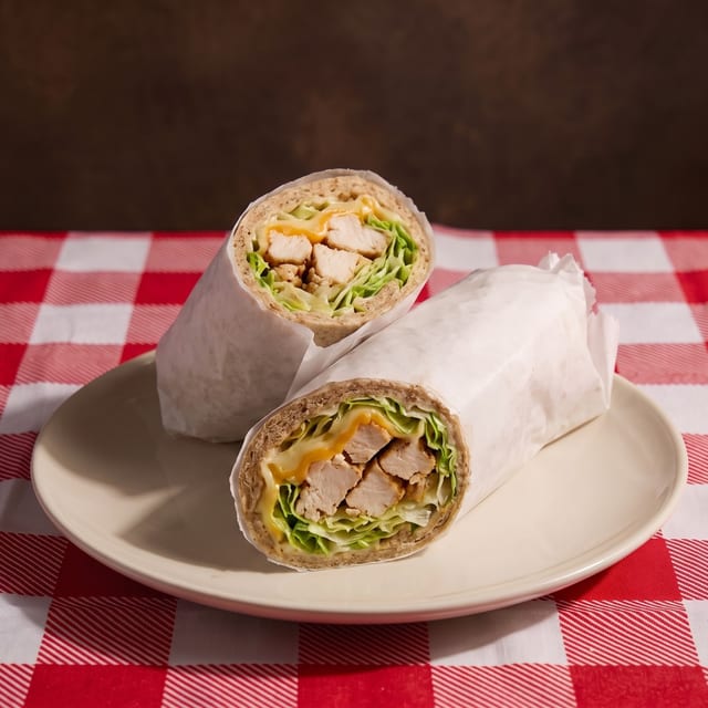 Chicken Caesar Wrap.