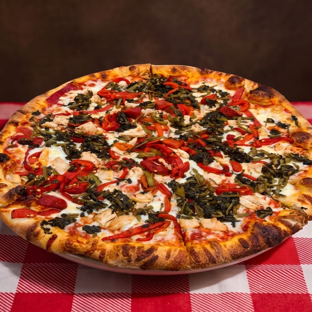Chicken Italian Pizza.